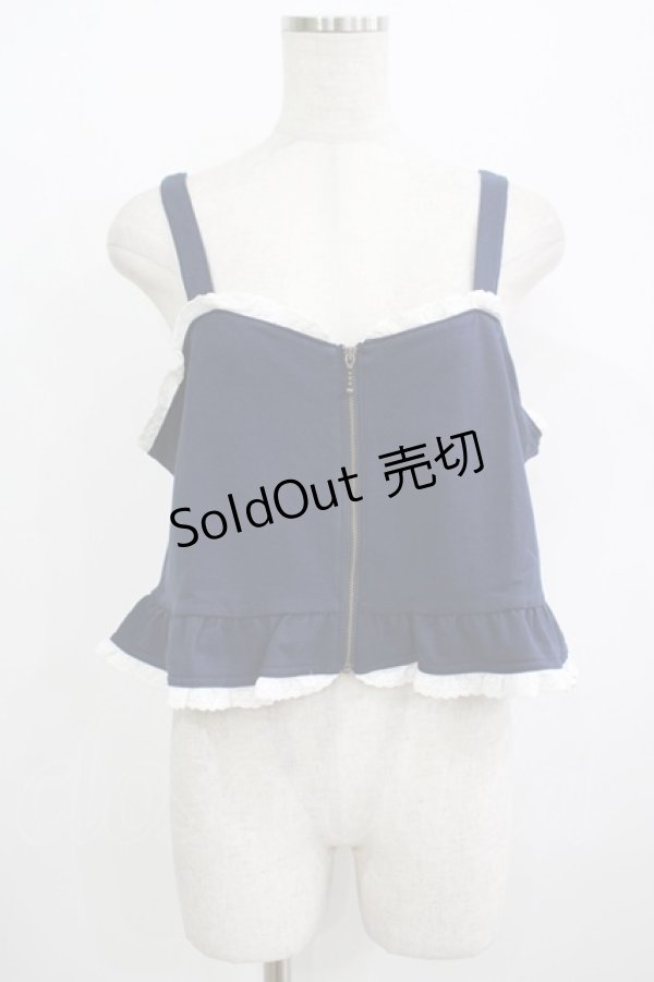 画像1: Fi.n.t / リメイク風レース使いビスチェ Free NAVY H-25-08-24-063-CA-TO-NS-ZH (1)