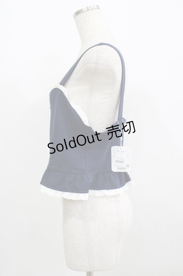 画像2: Fi.n.t / リメイク風レース使いビスチェ Free NAVY H-25-08-24-063-CA-TO-NS-ZH (2)