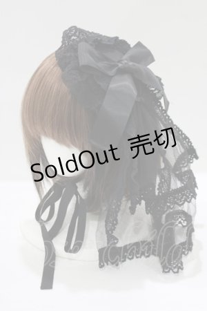 画像: ALICE and the PIRATES / 円型ヘッドドレス  ブラック H-25-08-24-067-PA-AC-NS-ZH