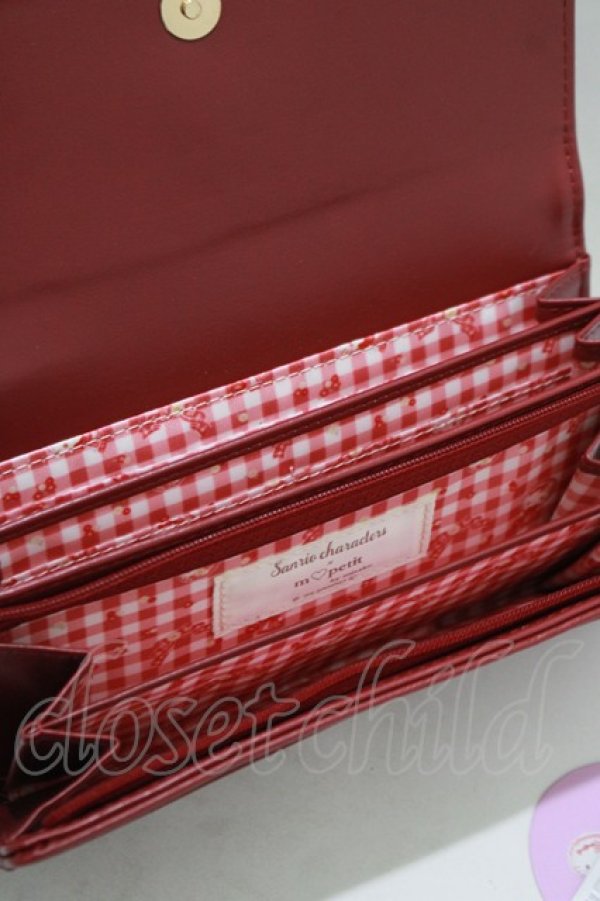 画像3: m petit by misako / サンリオキャラクターズコラボ ハローキティ 長財布  レッド H-25-08-24-069-LO-ZA-NS-ZH (3)