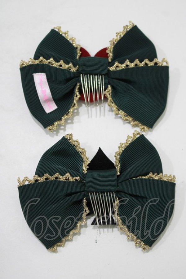 画像3: Angelic Pretty / Wonder Queenカードコーム  グリーン H-25-08-24-075-AP-AC-NS-ZH (3)