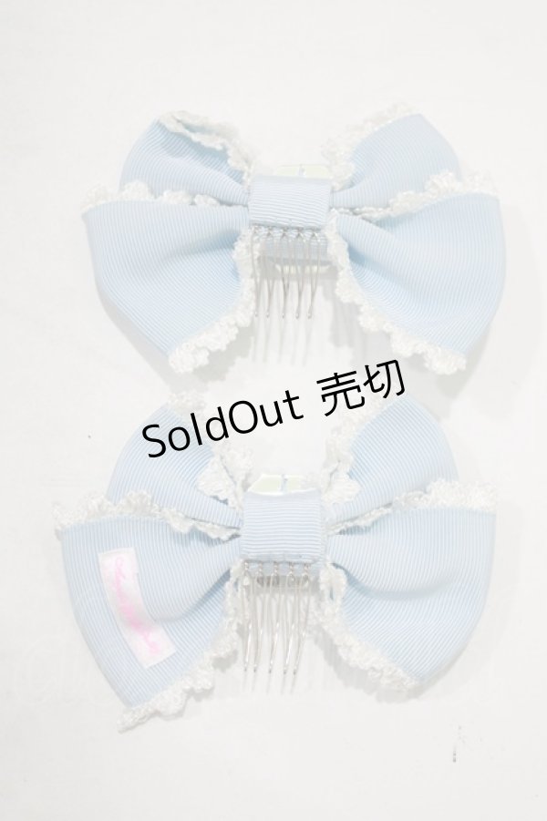 画像3: Angelic Pretty / きらきらビジューコーム  サックス H-25-08-24-080-AP-AC-NS-ZH (3)