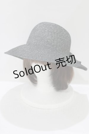 画像: axes femme / バックリボンハット Free グレー H-25-08-24-081-AX-AC-NS-ZH