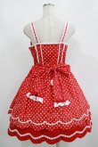 画像3: Angelic Pretty / うさぎちゃんポッケジャンパースカート Free レッド H-25-08-24-007-AP-OP-NS-ZH (3)