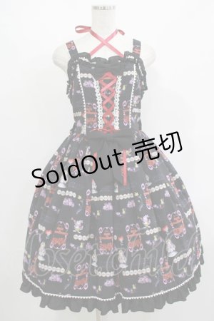 画像: metamorphose / Disney Alice in Wonderlandジャンパースカートセット サイズ1（通常サイズ） ブラック H-25-08-24-011-ME-OP-NS-ZH
