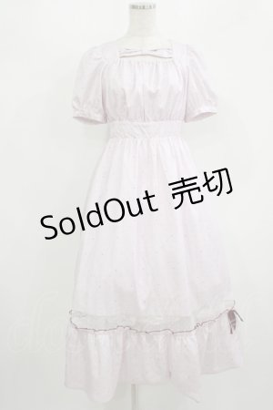 画像: evelyn / バストリボンロングワンピース Free ピンク H-25-08-24-020-LO-OP-NS-ZH