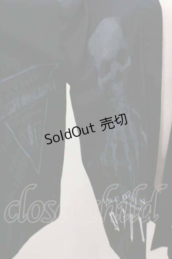 画像4: SEX POT ReVeNGe / Skull Ghost Kimono Sleeveカーディガン  ブラック H-25-08-25-1048-SP-TO-KB-ZH (4)