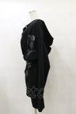 画像3: SEX POT ReVeNGe / 合皮ベルト付ロングフードカーディガン  黒 H-25-08-25-1049-SP-TO-KB-ZH (3)