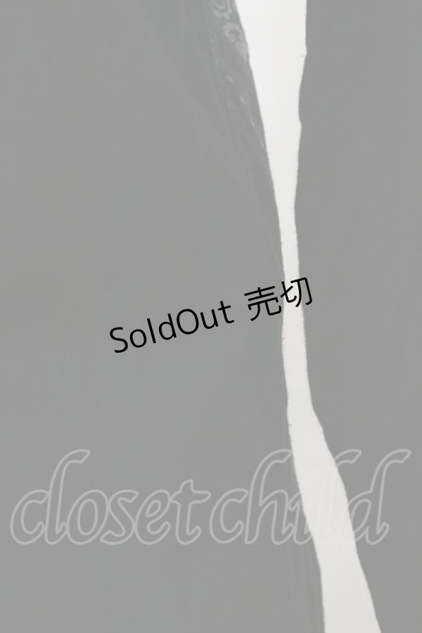 画像4: h.NAOTO / 異素材切替ブラウス  黒 H-25-08-25-1054-HN-BL-KB-ZH (4)