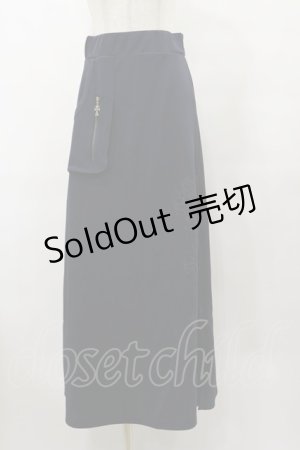 画像: Rozen Kavalier / スリットZIPロングスカート  ネイビー H-25-08-25-1072-OO-SK-KB-ZH