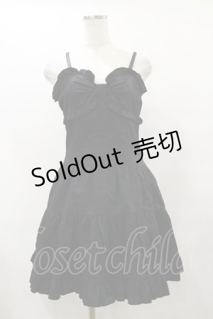 画像: PEACE NOW / フリルティアードワンピース  黒 H-25-08-25-1081-PU-OP-KB-ZH