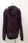画像2: NieR Clothing / 総柄ZIPパーカー  黒 H-25-08-25-1013-PU-TO-KB-ZH (2)