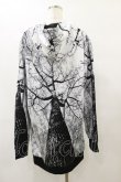 画像2: NieR Clothing / 総柄ZIPパーカー F 白 H-25-08-25-1018-PU-TO-KB-ZH (2)