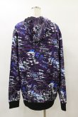 画像2: NieR Clothing / 総柄ZIPパーカー F 紫 H-25-08-25-1019-PU-TO-KB-ZH (2)
