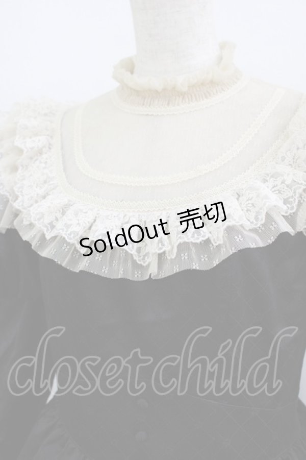 画像4: Hoshibako Works / ブライトプリンセス ドレス ワンピース L ブラック/アイボリー H-25-08-26-1002-LO-OP-NS-ZH (4)