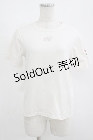 画像: Honey Cinnamon / ロゴ刺繍Tシャツ Free ピンク H-25-08-26-1050-LO-TS-NS-ZH