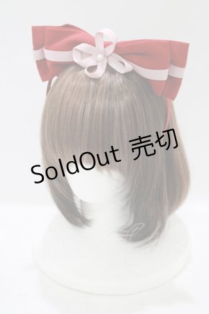 画像: To Alice / リボンカチューシャ  レッド H-25-08-26-1072-LO-AC-NS-ZH