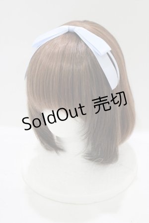画像: Ank Rouge / サテンリボンカチューシャ  ブルー H-25-08-26-1075-CA-AC-NS-ZH