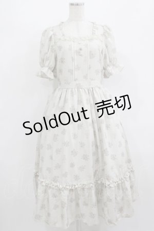 画像: m petit by misako / AOKハナガラスクエアワンピース M 生成り H-25-08-26-1010-LO-OP-NS-ZH