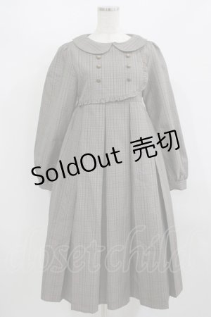 画像: FLC / MINA*タータンチェックワンピース S ブラック H-25-08-26-1015-LO-OP-NS-ZH