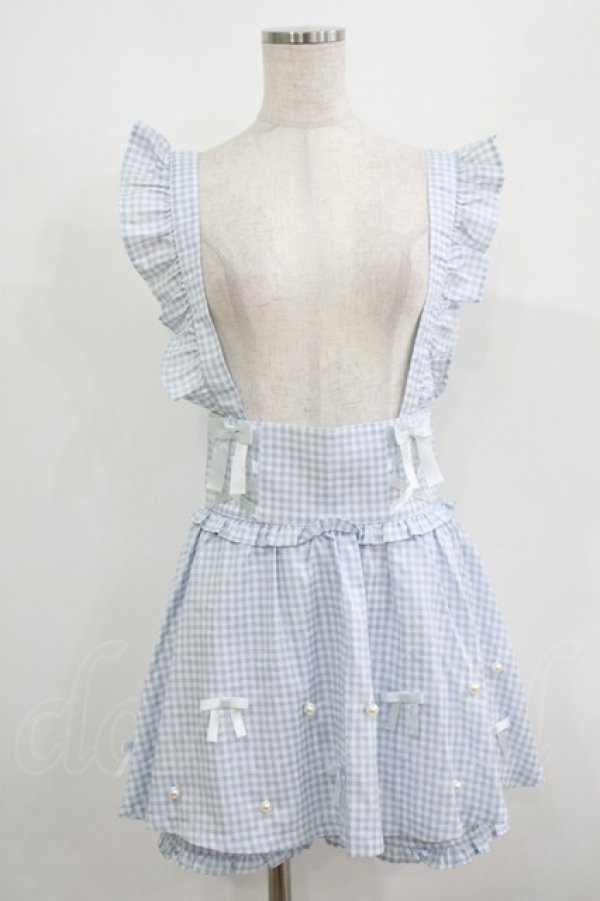 画像4: Ank Rouge / ブラウス×サス付きスカパン/Laforet Harajuku Limited M サックス H-25-08-26-1022-CA-OP-NS-ZH (4)