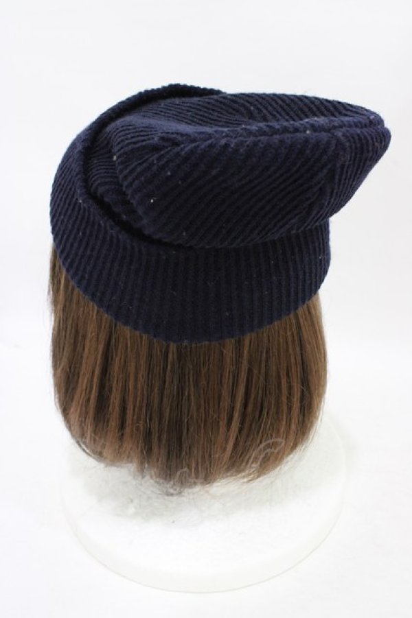 画像2: Katie / RIB LOGO watch cap  ブラック H-25-08-27-004-LO-AC-KB-ZH (2)