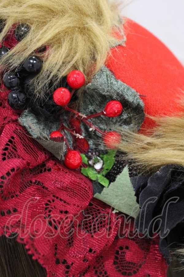 画像3: GOTHIC HOLIC / 耳しっぽミニハット  赤 H-25-08-27-005-PU-AC-KB-ZH (3)