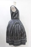 画像3: Jane Marple / Regimental stripeドミトリードレス  グレー H-25-08-27-047-JM-OP-KB-ZH (3)