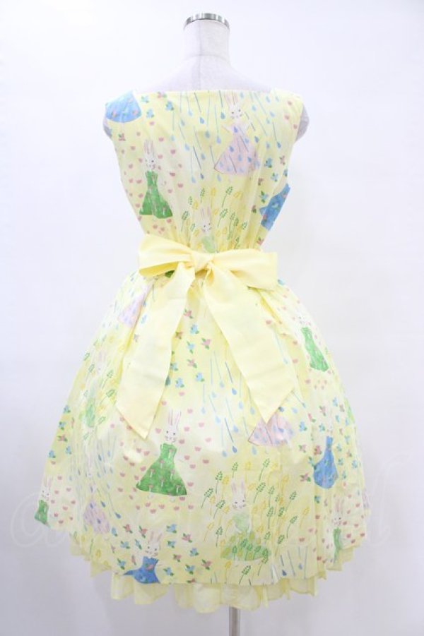 画像2: Jane Marple / My Favorite Dressスクエアドレス  シトロン H-25-08-27-049-JM-OP-KB-ZH (2)