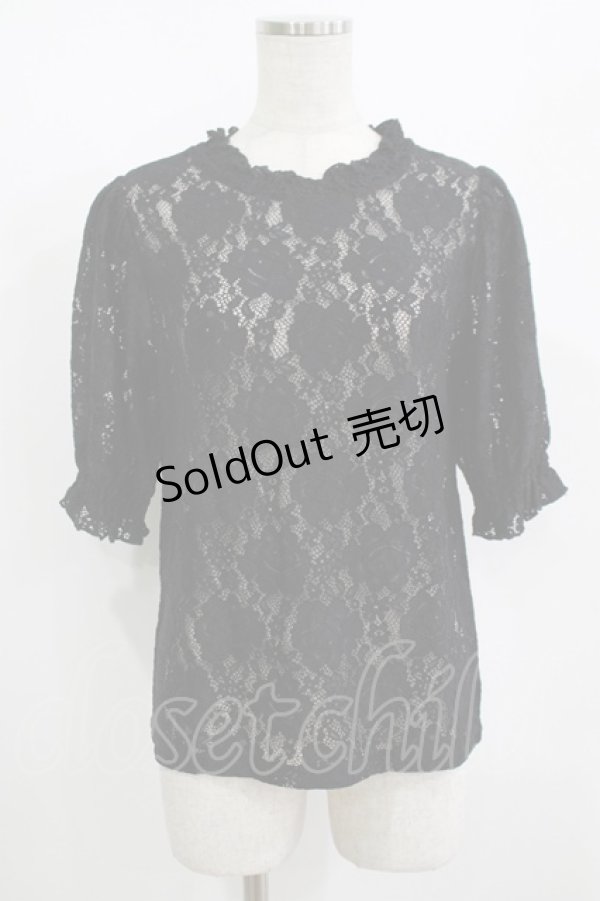 画像1: m petit by misako / TT*AOKシアートップス M ブラック H-25-08-27-1053-LO-TO-NS-ZH (1)