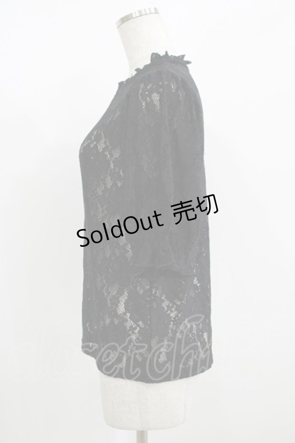 画像2: m petit by misako / TT*AOKシアートップス M ブラック H-25-08-27-1053-LO-TO-NS-ZH (2)