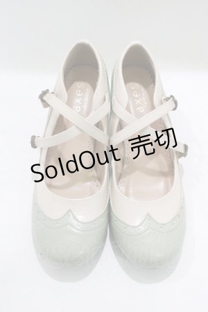 画像: axes femme / クロスストラップパンプス L ミント H-25-08-27-1079-AX-SH-NS-ZH