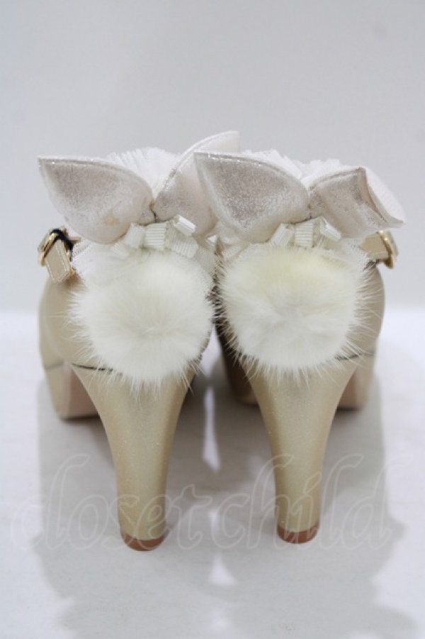 画像3: ALICE and the PIRATES / バニーガールパンプス M ゴールド H-25-08-27-1080-PA-SH-NS-ZH (3)