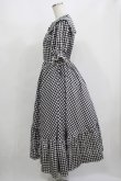 画像2: m petit by misako / AM*ギンガムCHKワンピース S ブラック H-25-08-27-1015-LO-OP-NS-ZH (2)
