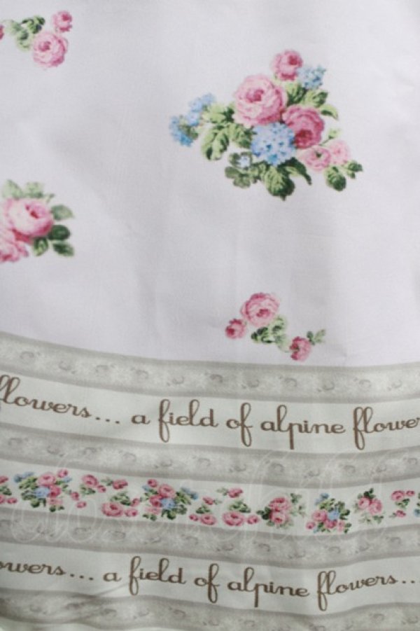 画像4: Ank Rouge / フラワーブーケパネルプリントスカート M ラベンダー H-25-08-27-1021-CA-SK-NS-ZH (4)