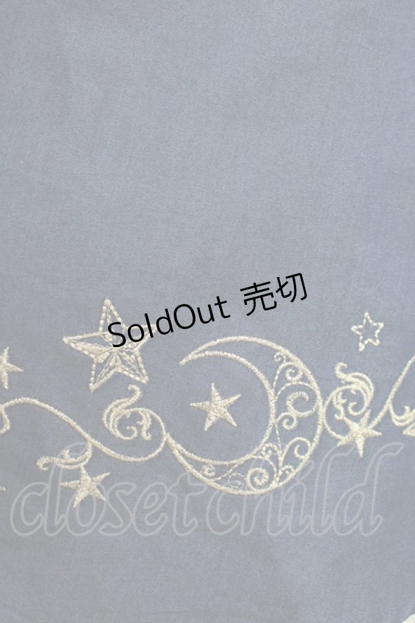 画像4: Amavel / 太サス付き星刺繍スカート Free ブルーデニム H-25-08-27-1024-CA-SK-NS-ZH (4)