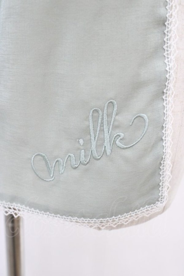 画像3: MILK / ペザントエプロン  モスグリーン H-25-08-27-025-ML-ZA-KB-ZH (3)