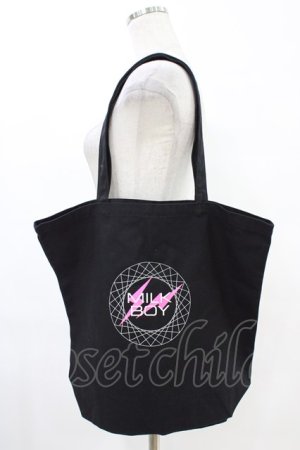 画像: MILKBOY / "Mister Making Left"Tote  黒 H-25-08-27-037-MB-BG-KB-ZH
