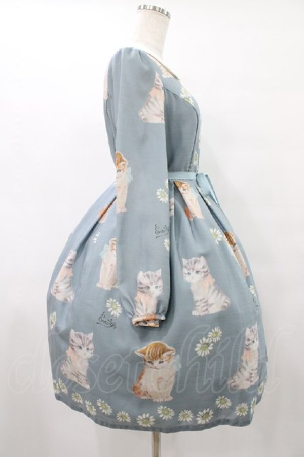 画像3: Emily Temple cute / meowワンピース  ブルーグレー H-26-02-05-027-ET-OP-KB-ZH (3)