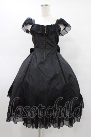画像: MR corset / KEYチャームチェック柄ZIPワンピース  黒 H-25-08-28-028-PU-OP-KB-ZH