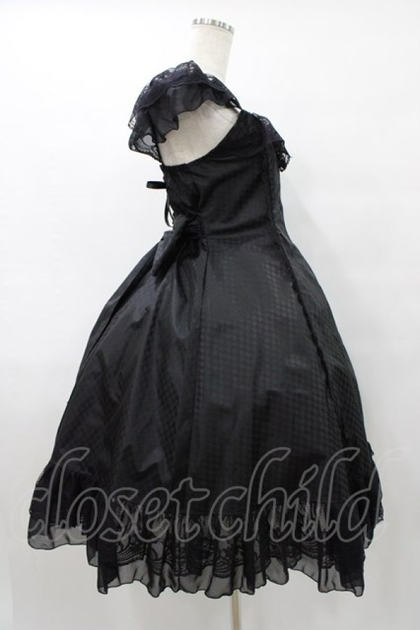 画像3: MR corset / KEYチャームチェック柄ZIPワンピース  黒 H-25-08-28-028-PU-OP-KB-ZH (3)