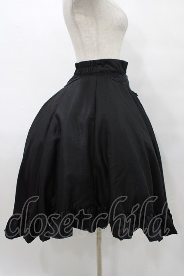 画像3: MR corset / レースアップレース切替スカート  黒 H-25-08-28-029-PU-SK-KB-ZH (3)