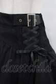 画像4: MR corset / レースアップレース切替スカート  黒 H-25-08-28-029-PU-SK-KB-ZH (4)