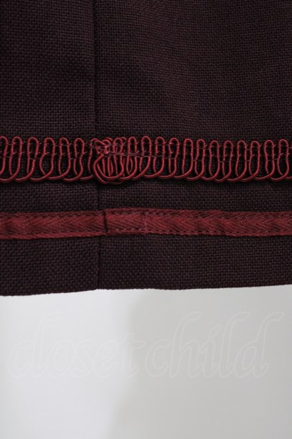 画像4: EXCENTRIQUE / ブラスバンド・コルセットスカート S-M ボルドー H-25-08-28-032-EL-SK-KB-ZH (4)