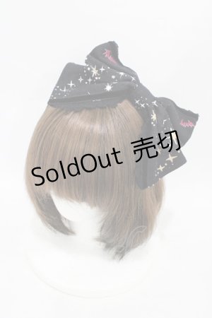 画像: ALICE and the PIRATES / ゴーストタウンのメリィメイキング柄カチューシャ  ブラック H-25-08-28-1011-PA-AC-NS-ZH