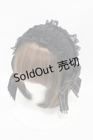 画像: ALICE and the PIRATES / プリンセスグリザベラベールカチューシャ  ブラック H-25-08-28-1012-PA-AC-NS-ZH