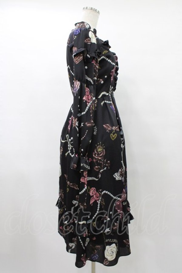 画像3: MILK / ショコラローズプリンセスドレス  ブラックチョコ H-25-08-28-019-ML-OP-KB-ZH (3)