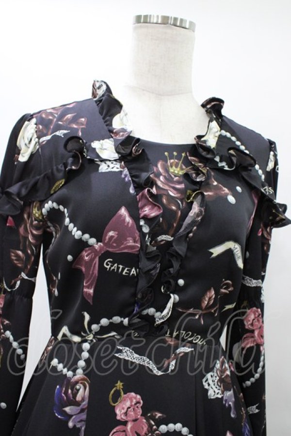 画像4: MILK / ショコラローズプリンセスドレス  ブラックチョコ H-25-08-28-019-ML-OP-KB-ZH (4)