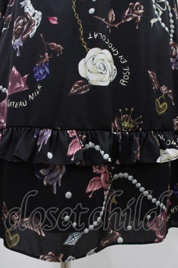 画像5: MILK / ショコラローズプリンセスドレス  ブラックチョコ H-25-08-28-019-ML-OP-KB-ZH (5)