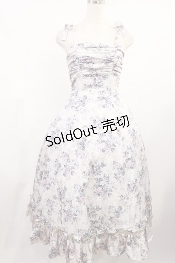 画像1: Victorian maiden / ロココブーケロングサンドレス Free ロココグレージュ H-25-08-29-001-CL-OP-NS-ZH (1)